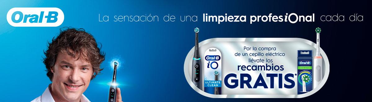 Oral-B iO 9 Pack de Cepillo Eléctrico Rosa con 3 Recambios